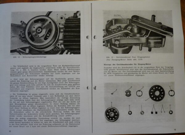 Garelli Motor Mit Horizontalzylinder Europed 25 25L 25SL 40SL