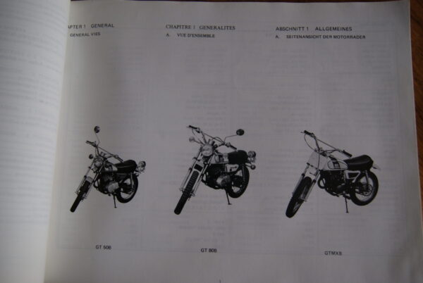 Yamaha GT50B, GT80B, GT, MX, B Wartungsanleitung - Image 3