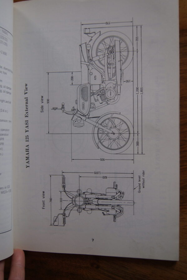 Yamaha 125, YAS1, YAS1-C Benutzerhandbuch - Image 3