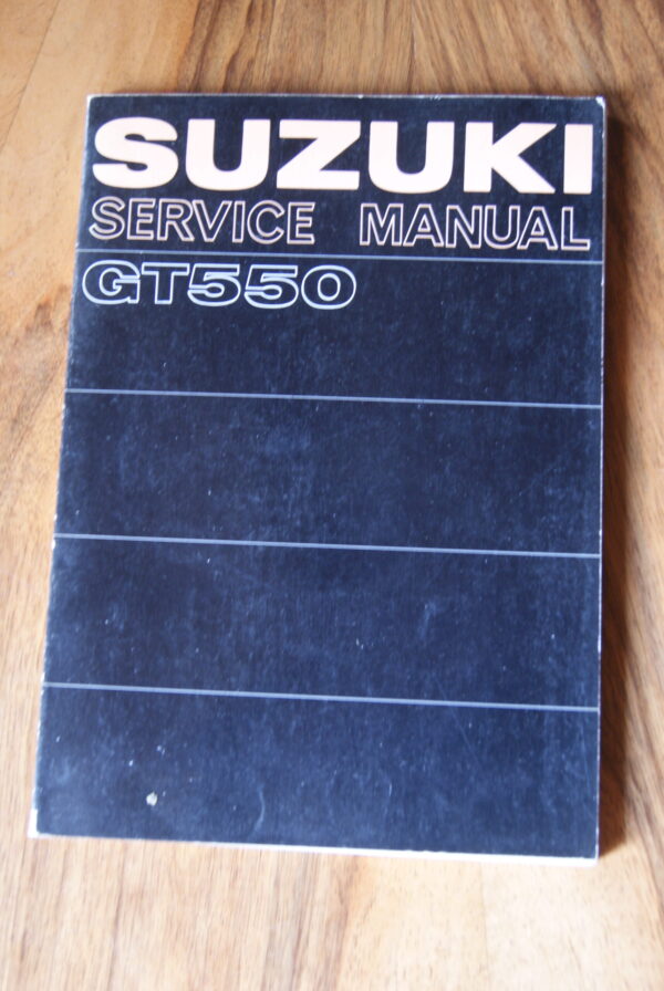 Suzuki GT550 Service manual