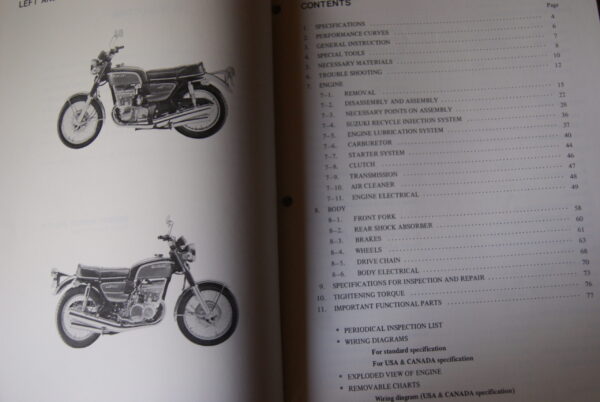 Suzuki GT550 Service manual - Image 2