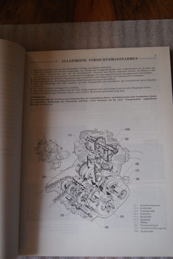 Honda CB200 / CL200 Werkstatt Handbuch - Image 3