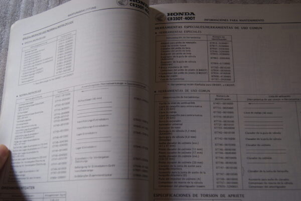 Honda CB250T / CB400T Werkstatt Handbuch - Image 3