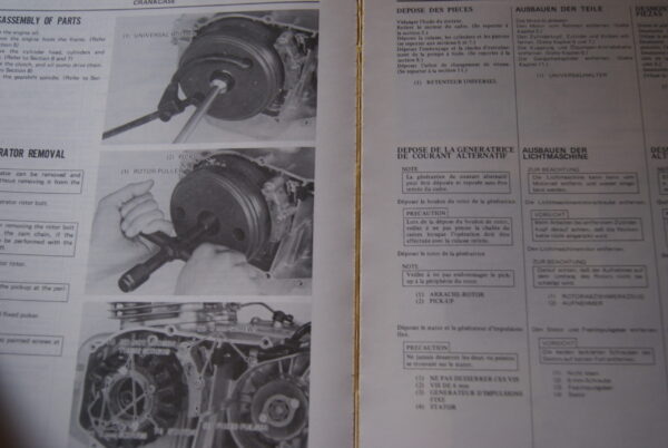 Honda CB250T / CB400T Werkstatt Handbuch - Image 4