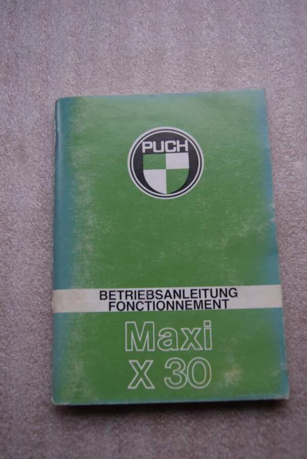 Puch Maxi / X30 Betriebsanleitung