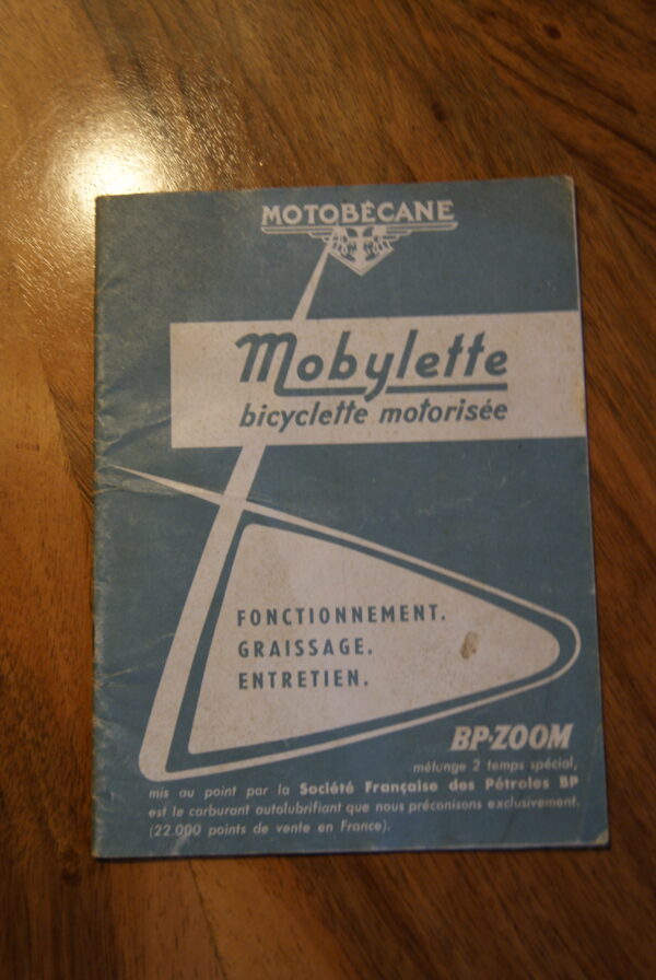 Motobécane Mobylette mode d'emploi