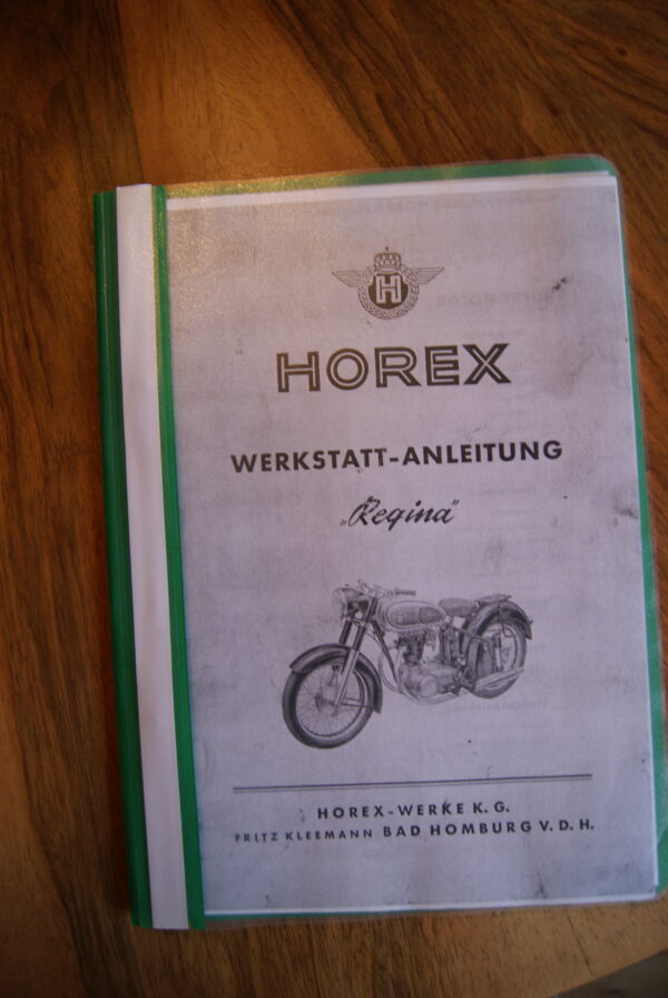 Horex Werkstatt Anleitung