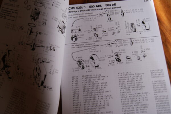 Sachs 503 ABL CH Ersatzteilkatalog - Image 2