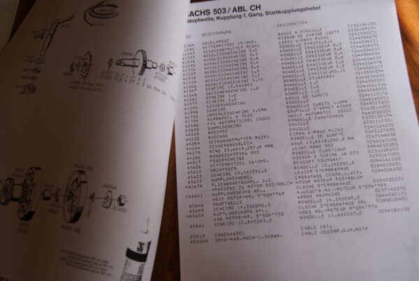 Sachs 503 ABL CH Ersatzteilkatalog - Image 3