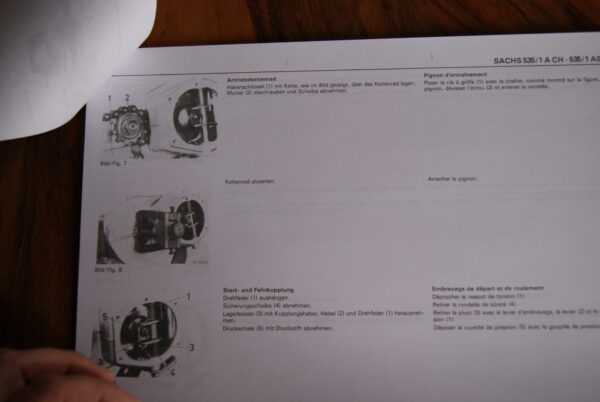 Sachs 535/1 A CH, 535/1 AS CH Reparaturanleitung - Image 4