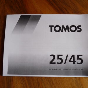 Tomos 25 / 45 Benutzerhandbuch Wartungsanleitung