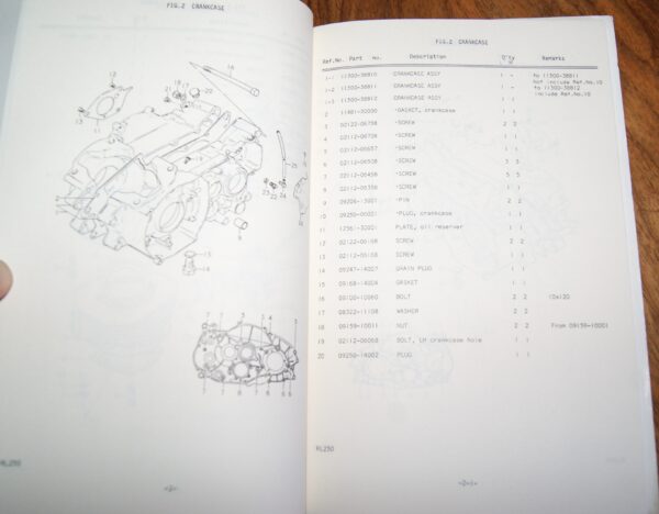 Suzuki RL250L, RL250M Ersatzteil Katalog - Image 3