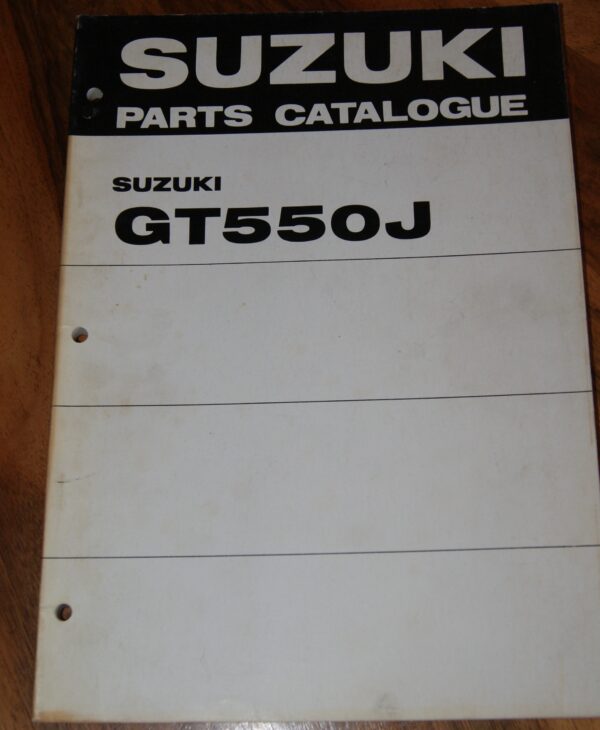 Suzuki GT550J Ersatzteil Katalog