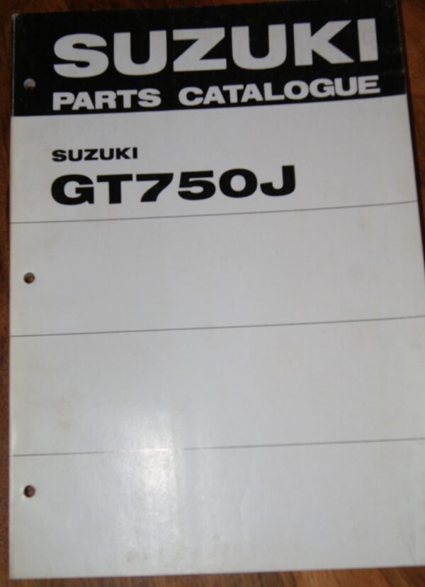 Suzuki GT750J Ersatzteil Katalog