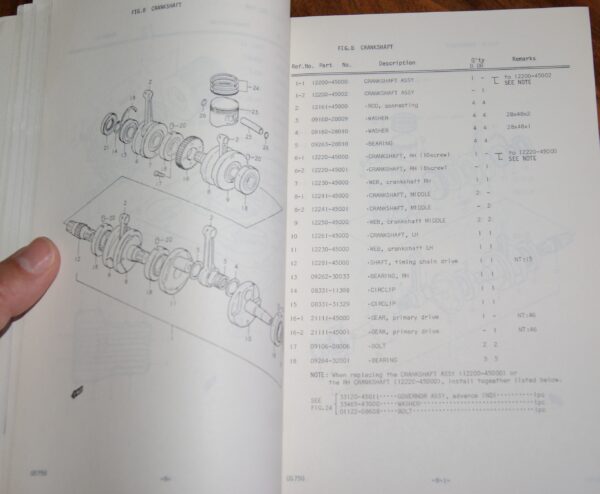 Suzuki GS750B, GS750DB Ersatzteil Katalog - Image 4