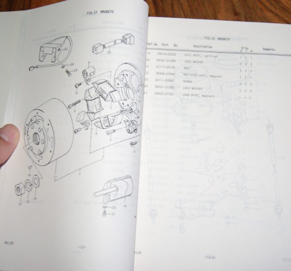 Suzuki RV125K, RV125L, RV125M Ersatzteil Katalog - Image 6