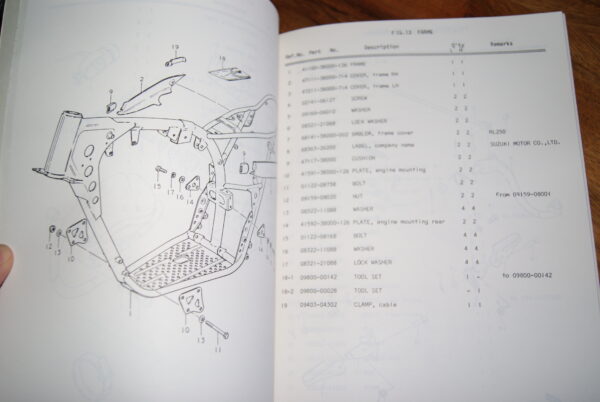 Suzuki RL250 1975 Ersatzteil Katalog - Image 3