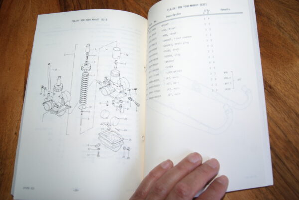 Suzuki GT250K, GT250L, GT250M, GT250A, GT250B Ersatzteil Katalog - Image 6