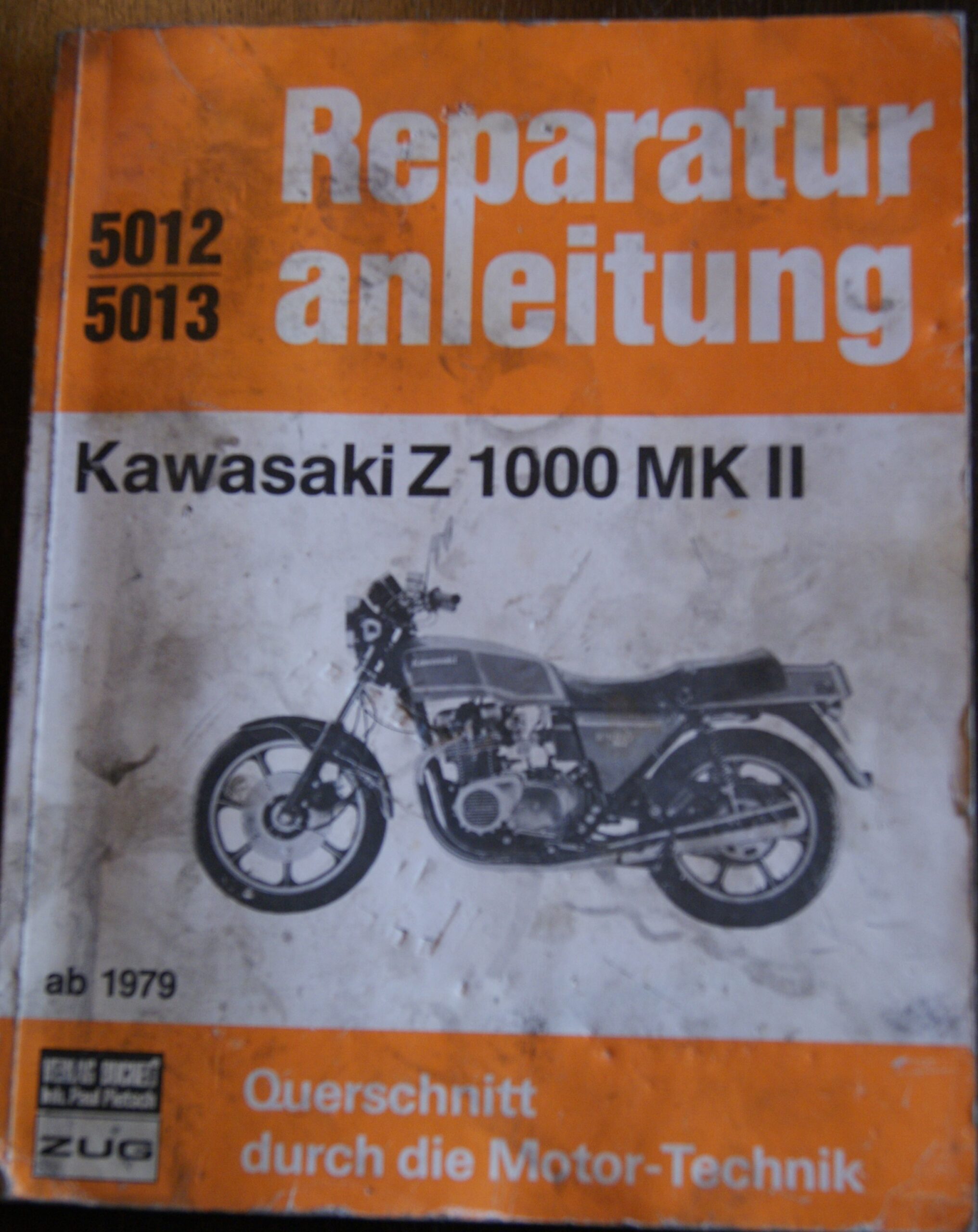 Kawasaki Z 1000 MK 2 Z1000 Reparaturanleitung Handbuch 