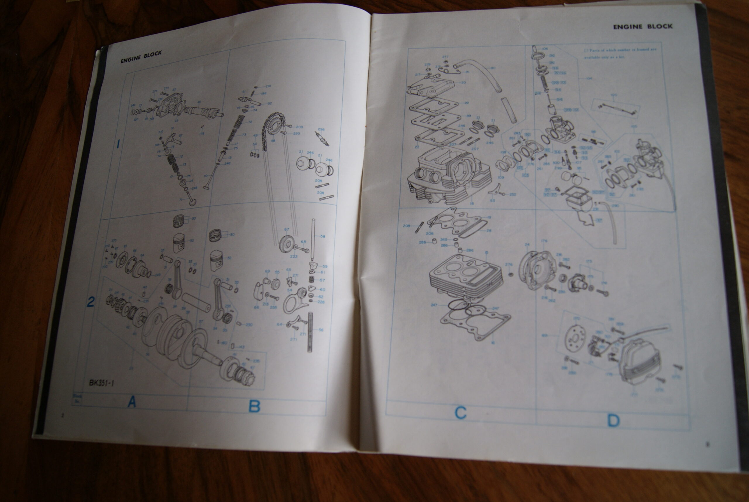 Honda CB125B6, Ersatzteil Katalog | Oldtimermofa.ch