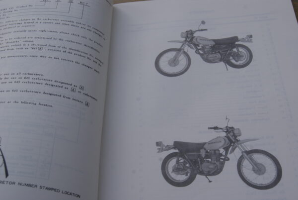 Honda XL250, Ersatzteil Katalog - Image 3