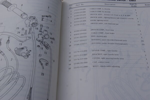 Honda XL250, Ersatzteil Katalog - Image 6