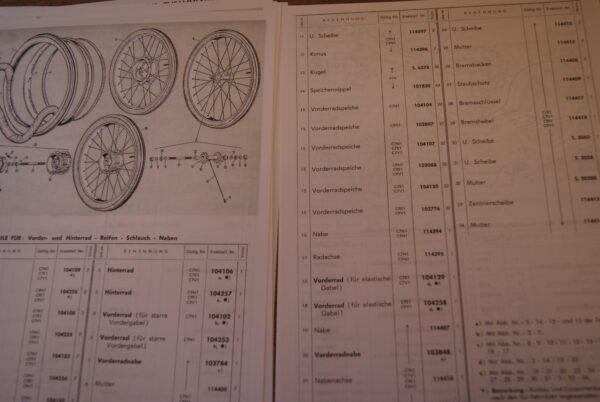 Piaggio Ciao C7-C9 Werkstatt Handbuch / Ersatzteile - Image 8