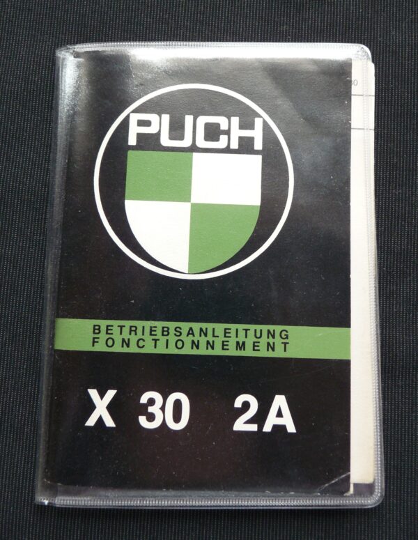 Puch X30/2A Betriebsanleitung