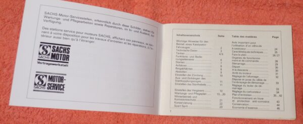 Sachs 503/ADV CH Kat Betriebsanleitung - Image 2