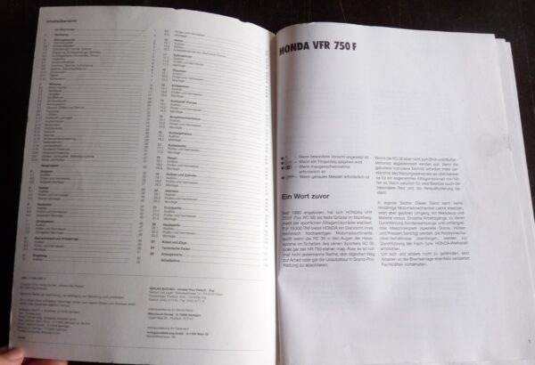 Honda VFR 750F Reparaturanleitung - Image 2