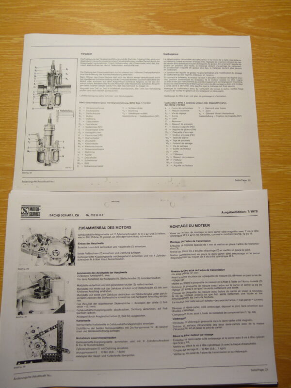 Sachs 503 ABL CH Reparaturanleitung Seite 19-28 - Image 2