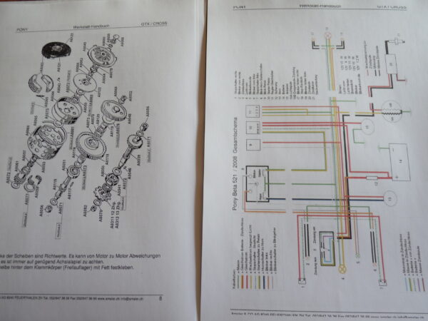 Pony GTX Cross Beta Motor Werkstatt Handbuch - Image 6